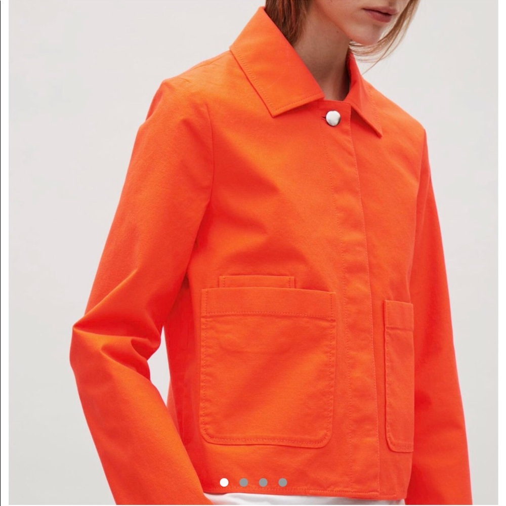 Boxy orange jacket